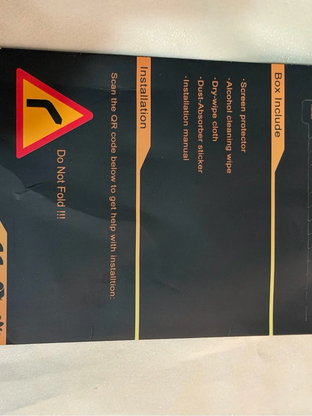 Black Tablet Screen Guard - Anti-Glare Screen Protector